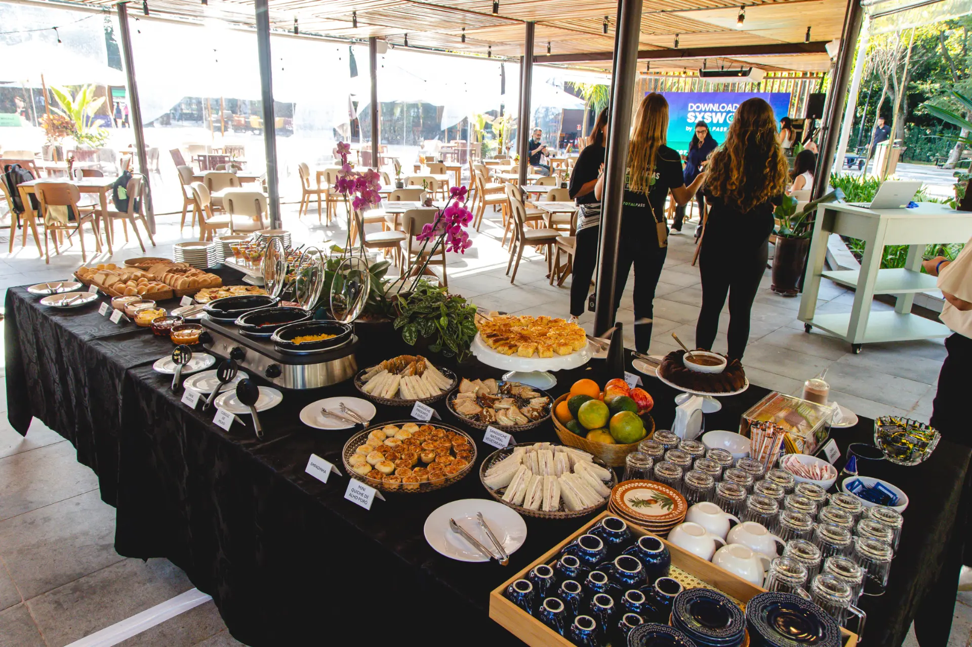 SulAmérica Lounge · café da manhã